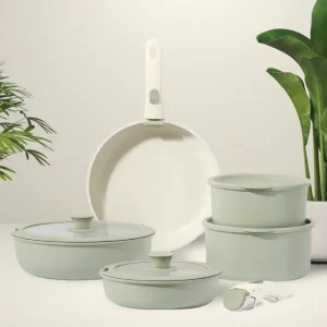 Gourmetific™ Cookware Set – Our best-selling 11-piece set of ceramic non-stick pans