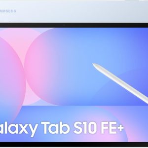 Anniversary Celebration while stocks last：Samsung Galaxy Tab S10 FE+, 5G Android Tablet, 12GB RAM, 256GB Storage, 13.1” Screen, 90Hz Display, S Pen Included, IP68, Long Battery Life, Blue