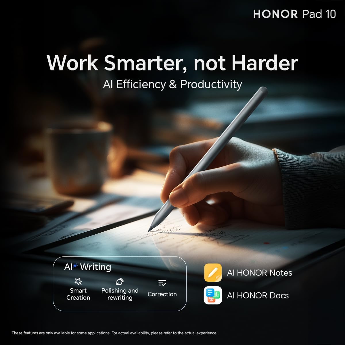 HONOR Pad 10 12.1 Inch Wi-Fi Tablet 8GB RAM 256GB ROM Gray Bundle with Free Keyboard Case & Honor Choice Pencil - Image 2