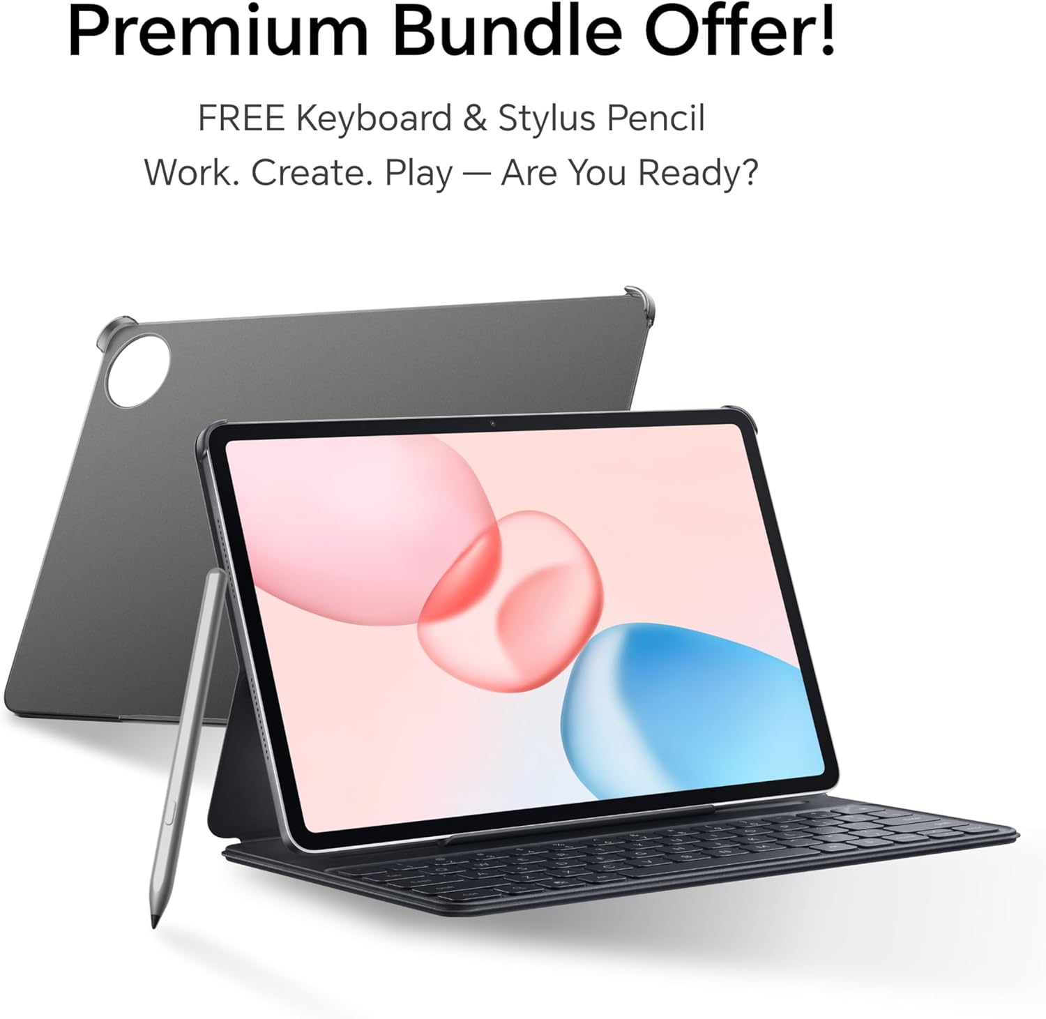 HONOR Pad 10 12.1 Inch Wi-Fi Tablet 8GB RAM 256GB ROM Gray Bundle with Free Keyboard Case & Honor Choice Pencil - Image 4